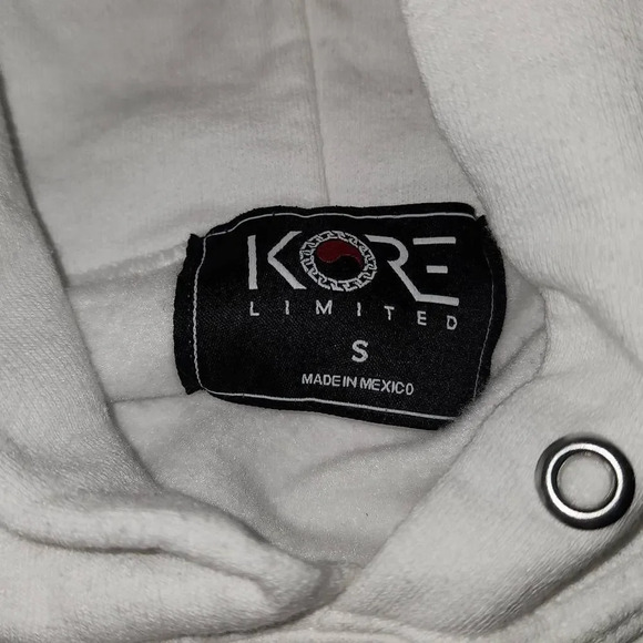 Kore Limited Womens Embellished Have A Nice Day Hoodie Small - Picture 4 of 5